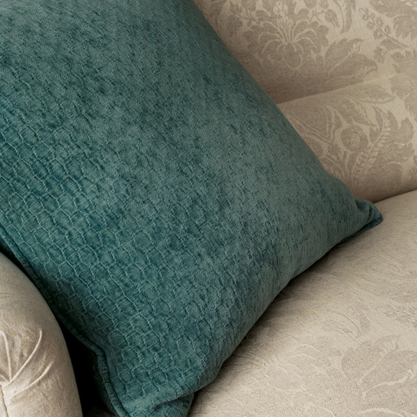 Ashby Teal Fabric by Zoffany
